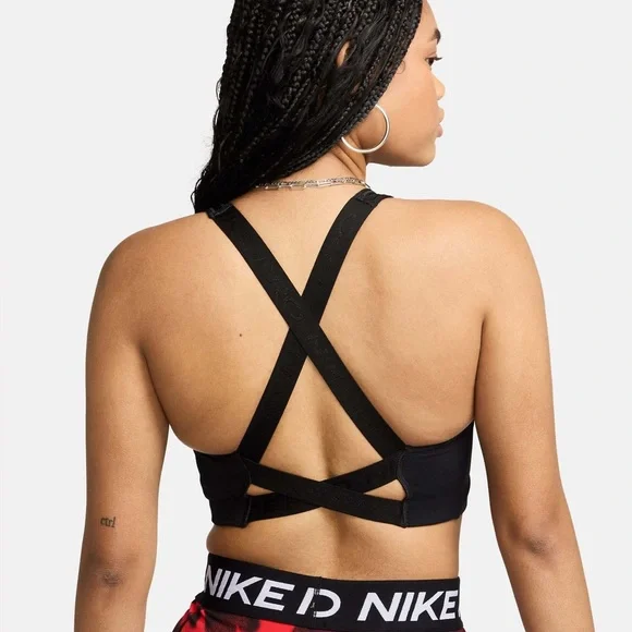 Nike Megan Thee Stallion Cut Out Sports Black Bra Size XS - Picture 4 of 10